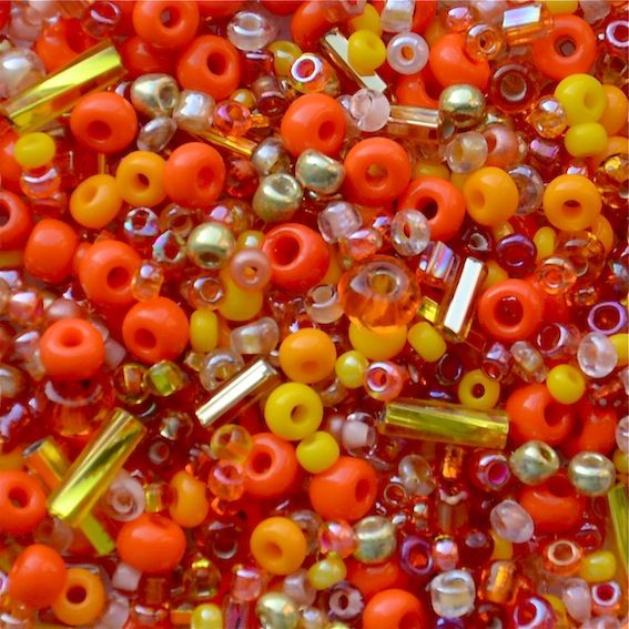 MX002 Yellow/Orange Seed and Bugle Mix