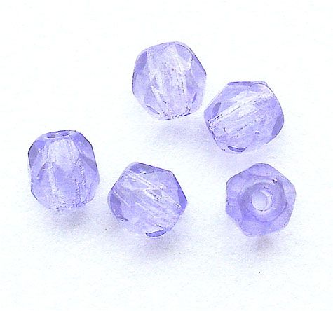 FG427 4mm Dark Lilac Coated Facet