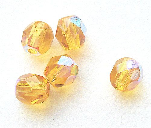 FG432 4mm Topaz AB Facet