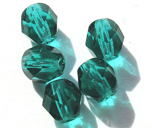 FG612 6mm Teal Facet