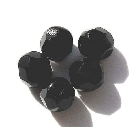 FG616 6mm Black Facet