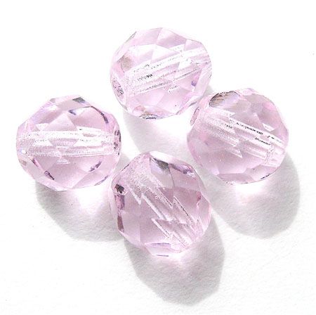 FG815 8mm Pale Pink Facet