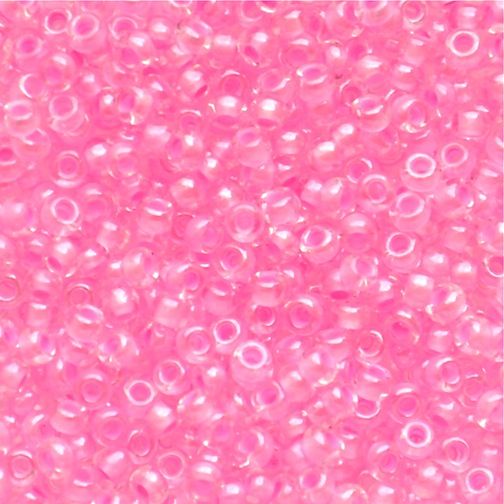 RC332 Pink Ld Crystal Size 10 Seed Beads