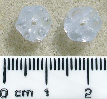 GL0785 9x4mm Pale Blue Flower