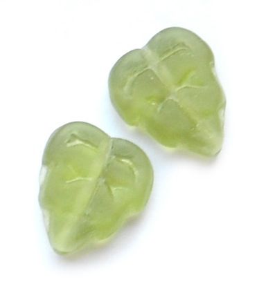 GL1041 12x7mm Olive TH Leaf