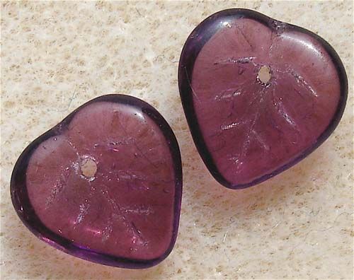 GL1210 9x8mm Purple TO Leaf