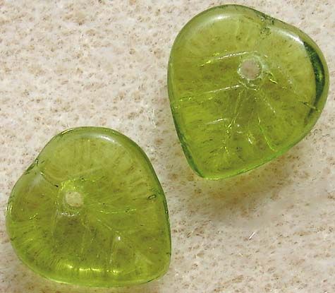 GL1217 9x8mm Olive TO Leaf