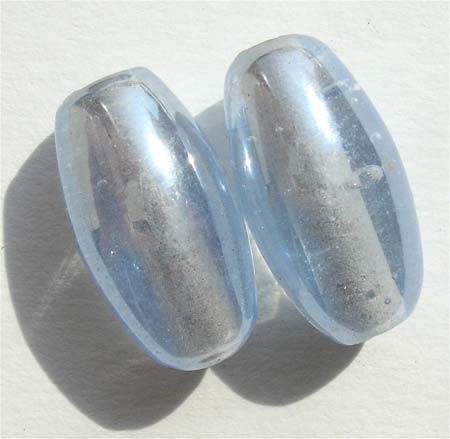 GL0054 16x9mm Pale Blue Lustred Oval
