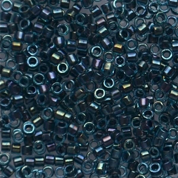 DB0286 Lined Aqua/Grey AB Delica