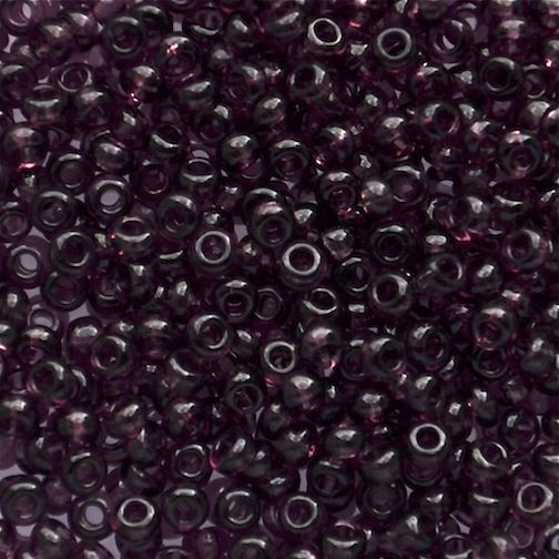 RC377 Trans Purple Size 10 Seed Beads