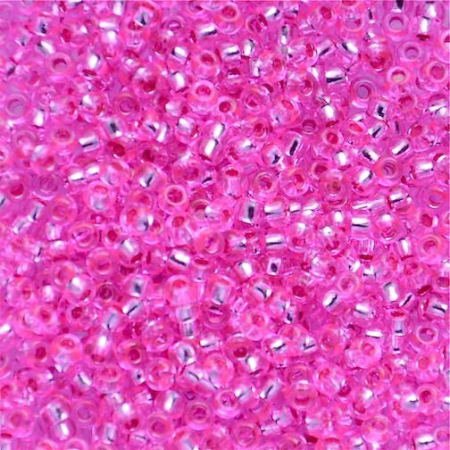 RC387 SL Cerise Size 10 Seed Beads