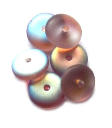 GL0799 6mm AB Purple Disc