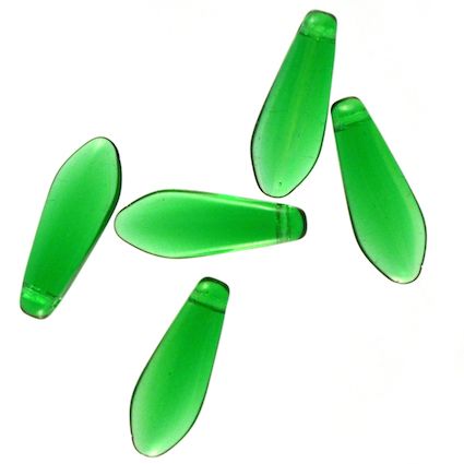 GL0820 15x5mm Emerald Dagger