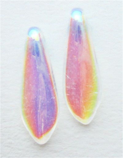 GL0832 15x5mm Crystal AB Dagger