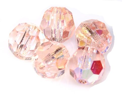 CR606 6mm Light Rose AB Round