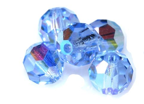CR608 6mm Light Sapphire AB Round