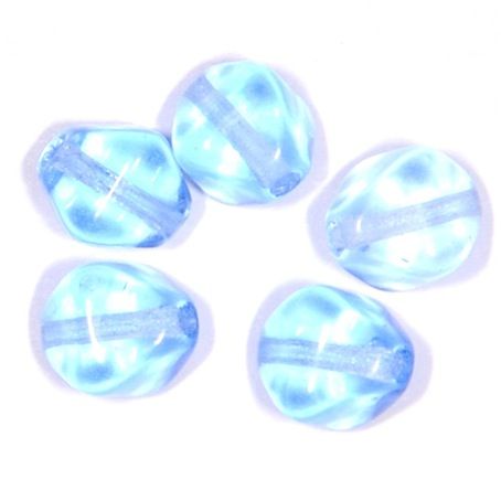 GL1188 6mm Pale Blue Bicone