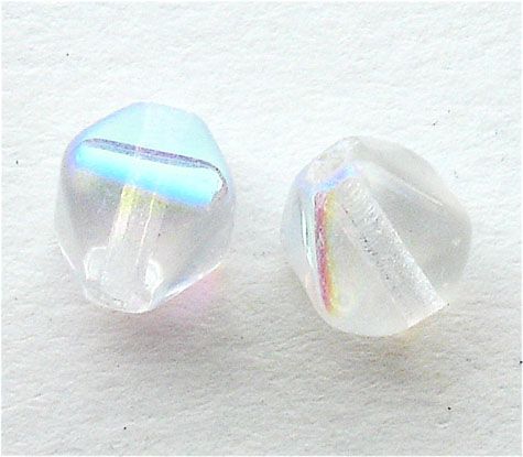 GL1191 6mm Crystal AB Bicone