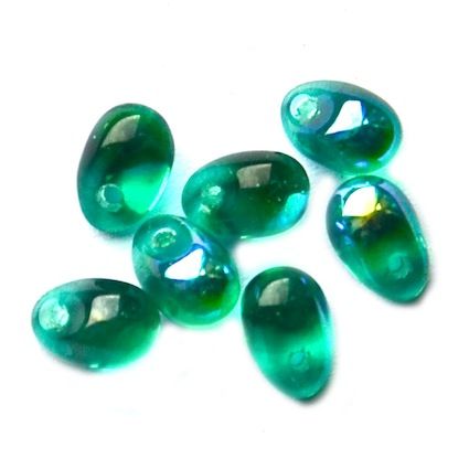 GL1231 4x6mm Teal AB Drop