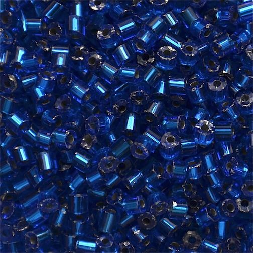 HEX435  SL Blue Size 10 Hex Beads