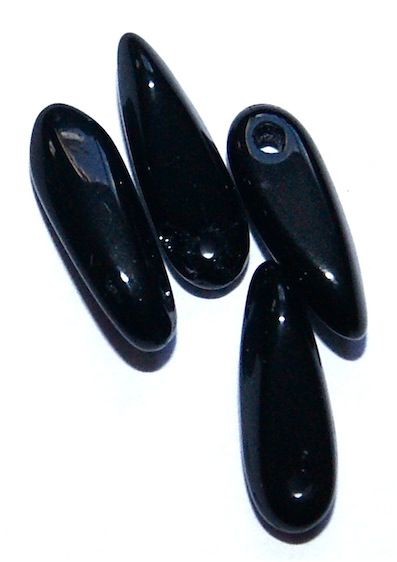 GL1407 11x3mm Black Dagger