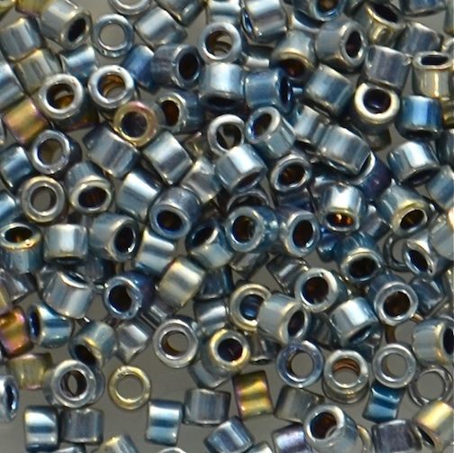 DB0545 Silver Blue Gold Iris (Palladium Plated AB) Delica