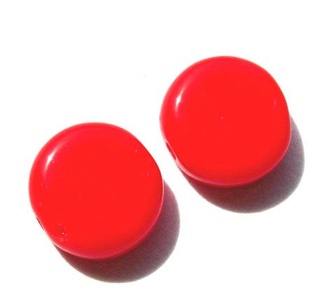 GL1032 8x2mm Opaque Red Disc