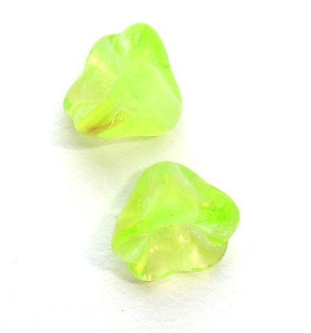 GL1267 Lime Green Bluebell Shape Trumpet Flower