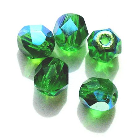 FG667 6mm Emerald AB Facet