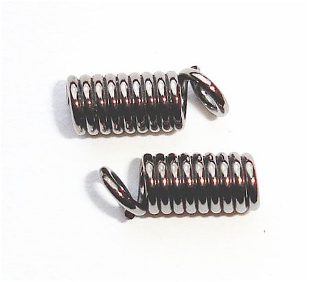 FN035 Grey Black Spiral Lace End