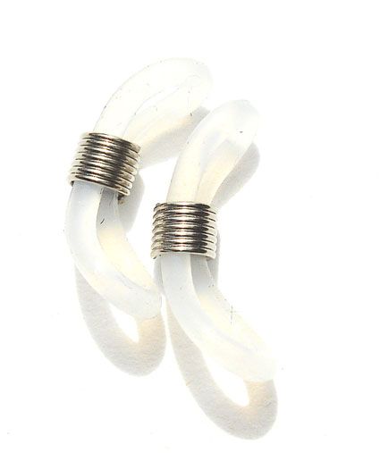 FNx156 10 Pairs of Silver Spectacle Chain Ends