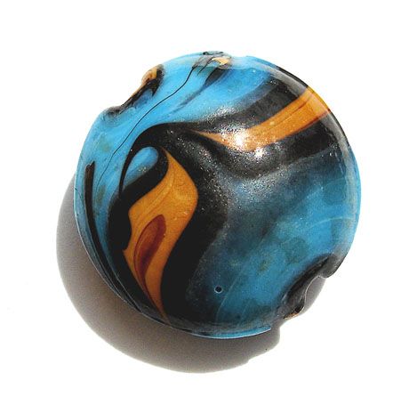 GL2570 25mm Turquoise Swirl Disc