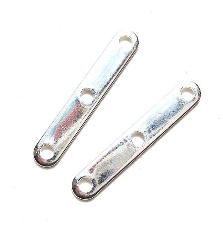 FN054 3 Row Silver 13mm Spacer Bar