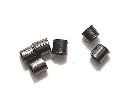 FN072 Large Black Tube Crimps