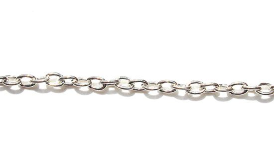 FN131 4mm Link Silver Trace Chain