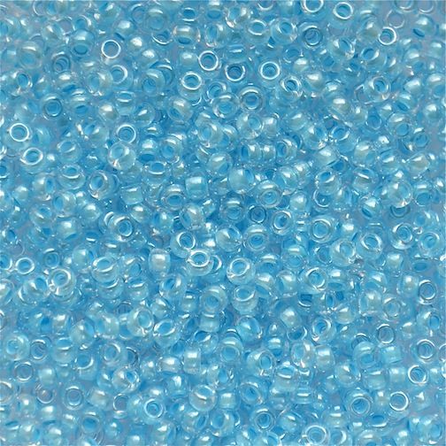 RC555 Sky Blue Ld Crystal Size 10 Seed Beads