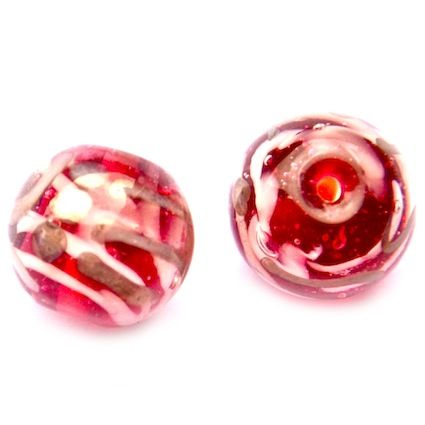 GL1776 14mm Pink Squiggle Round