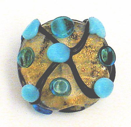 GL2640 Turquoise Criss Cross Cushion