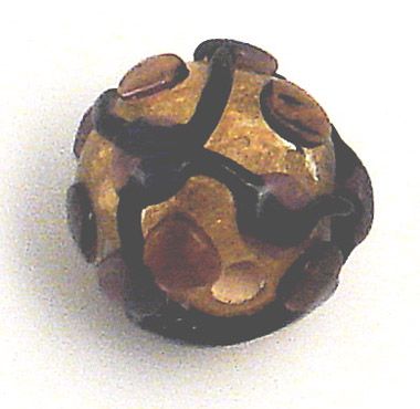 GL2643 12mm Lilac Criss Cross Round