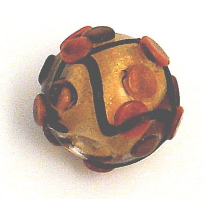 GL2644 12mm Orange Criss Cross Round