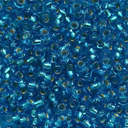 RC573 SL Turquoise Size 8 Seed Beads