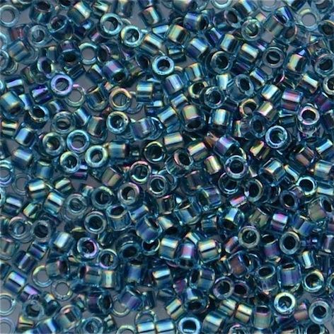 DB0085 Lined Blue/Blue AB Delica