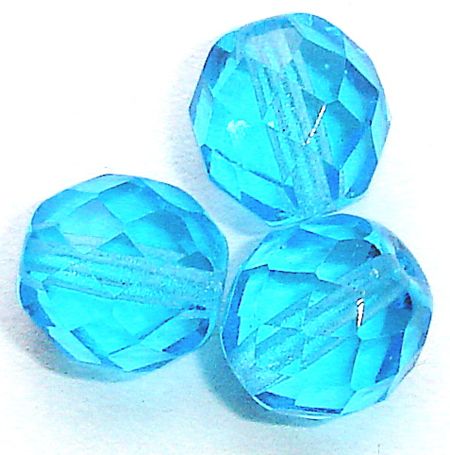 FG1009 10mm Turquoise Facet