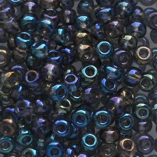 RC736 Trans Grey AB Size 6 Seed Beads