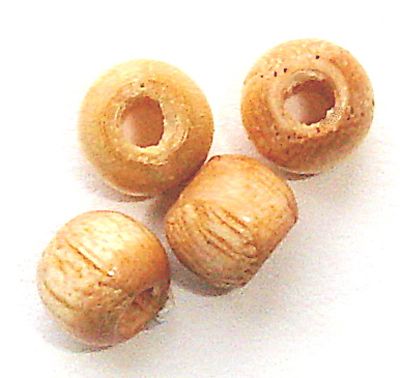 WD501 5mm Natural Wood Round (x100)