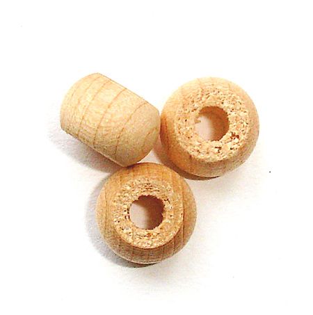 WD063 8x6mm Wooden Pony Bead