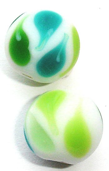 GL2732 14mm Teal Green Hockney Round