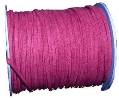 TG036 Hot Pink Imitation Suede Lace