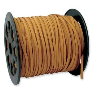 TG047 Tan Imitation Suede Lace