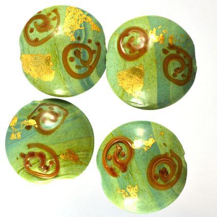 GL2868 Mint/Gold Circle Discs